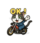 バイク猫のぶんた（個別スタンプ：7）