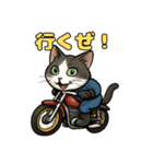 バイク猫のぶんた（個別スタンプ：13）