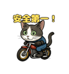 バイク猫のぶんた（個別スタンプ：28）
