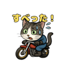 バイク猫のぶんた（個別スタンプ：36）