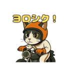 バイク猫のぶんた（個別スタンプ：40）