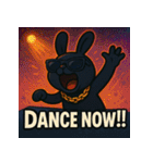 繋げて！BLACKラビット！！（個別スタンプ：2）