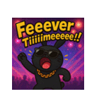 繋げて！BLACKラビット！！（個別スタンプ：14）