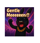 繋げて！BLACKラビット！！（個別スタンプ：18）