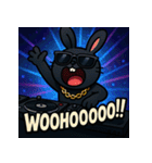繋げて！BLACKラビット！！（個別スタンプ：35）