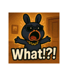 繋げて！BLACKラビット！！（個別スタンプ：38）