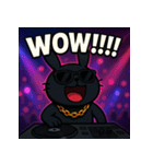 繋げて！BLACKラビット！！（個別スタンプ：40）