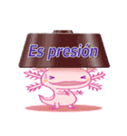 かわいいウーパールーパー(スペイン語)（個別スタンプ：26）