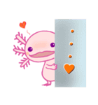 かわいいウーパールーパー(スペイン語)（個別スタンプ：32）