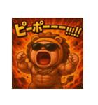 繋げて！べびライオンchan（個別スタンプ：4）