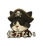 海賊猫のキャプテンぶんた（個別スタンプ：6）