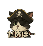 海賊猫のキャプテンぶんた（個別スタンプ：17）