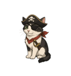 海賊猫のキャプテンぶんた（個別スタンプ：28）