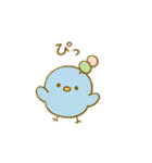 ぴこぴこ日和～青い鳥じぴんちゃんと団子②（個別スタンプ：3）