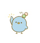 ぴこぴこ日和～青い鳥じぴんちゃんと団子②（個別スタンプ：14）