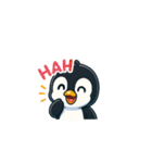 愛らしいペンギン（個別スタンプ：2）