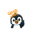 愛らしいペンギン（個別スタンプ：5）