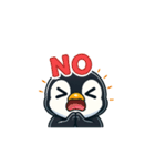 愛らしいペンギン（個別スタンプ：9）