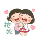 LINGLING and PEIPEI 少女 49 大人の生活（個別スタンプ：3）