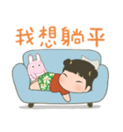 LINGLING and PEIPEI 少女 49 大人の生活（個別スタンプ：22）