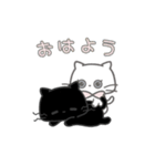 ネコのピノとモモ（個別スタンプ：1）