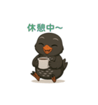 ヤンバルクイナの日常スタンプ（個別スタンプ：4）