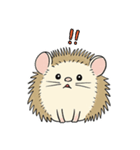 おにぎりみたいな、ハリネズミ。（個別スタンプ：2）