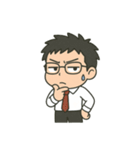 社畜メガネ4（個別スタンプ：4）