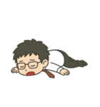 社畜メガネ4（個別スタンプ：14）