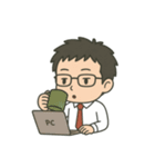 社畜メガネ4（個別スタンプ：15）