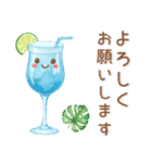 ゆるくてかわいい❤️夏のスタンプ（個別スタンプ：36）