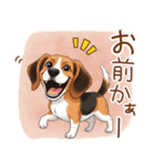 元気いっぱい♪ビーグルの日常スタンプ（個別スタンプ：13）