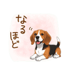 元気いっぱい♪ビーグルの日常スタンプ（個別スタンプ：18）