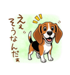 元気いっぱい♪ビーグルの日常スタンプ（個別スタンプ：21）