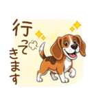 元気いっぱい♪ビーグルの日常スタンプ（個別スタンプ：22）