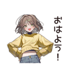 節約系女子の貯金術（個別スタンプ：3）