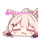夏のももちゃんと代理くん（個別スタンプ：1）