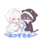 夏のももちゃんと代理くん（個別スタンプ：19）