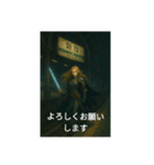 ファンタジー風の駅のホーム（個別スタンプ：3）