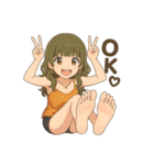 おんなのこのスタンプ_4（個別スタンプ：19）