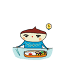くり弁当（個別スタンプ：20）