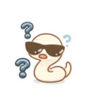 しろへびロックくん⭐️（個別スタンプ：4）