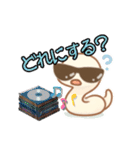 しろへびロックくん⭐️（個別スタンプ：21）
