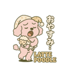 ラテプードル（個別スタンプ：9）