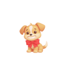 3D子犬スタンプ（文字なし）（個別スタンプ：17）