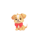 3D子犬スタンプ（文字なし）（個別スタンプ：21）