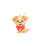 3D子犬スタンプ（文字なし）（個別スタンプ：27）