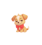 3D子犬スタンプ（文字なし）（個別スタンプ：33）