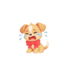 3D子犬スタンプ（文字なし）（個別スタンプ：39）