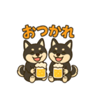 れい✖️るい黒柴犬（個別スタンプ：15）
